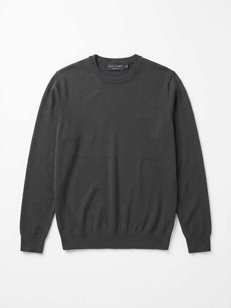 Sweater Merino Cuello Redondo